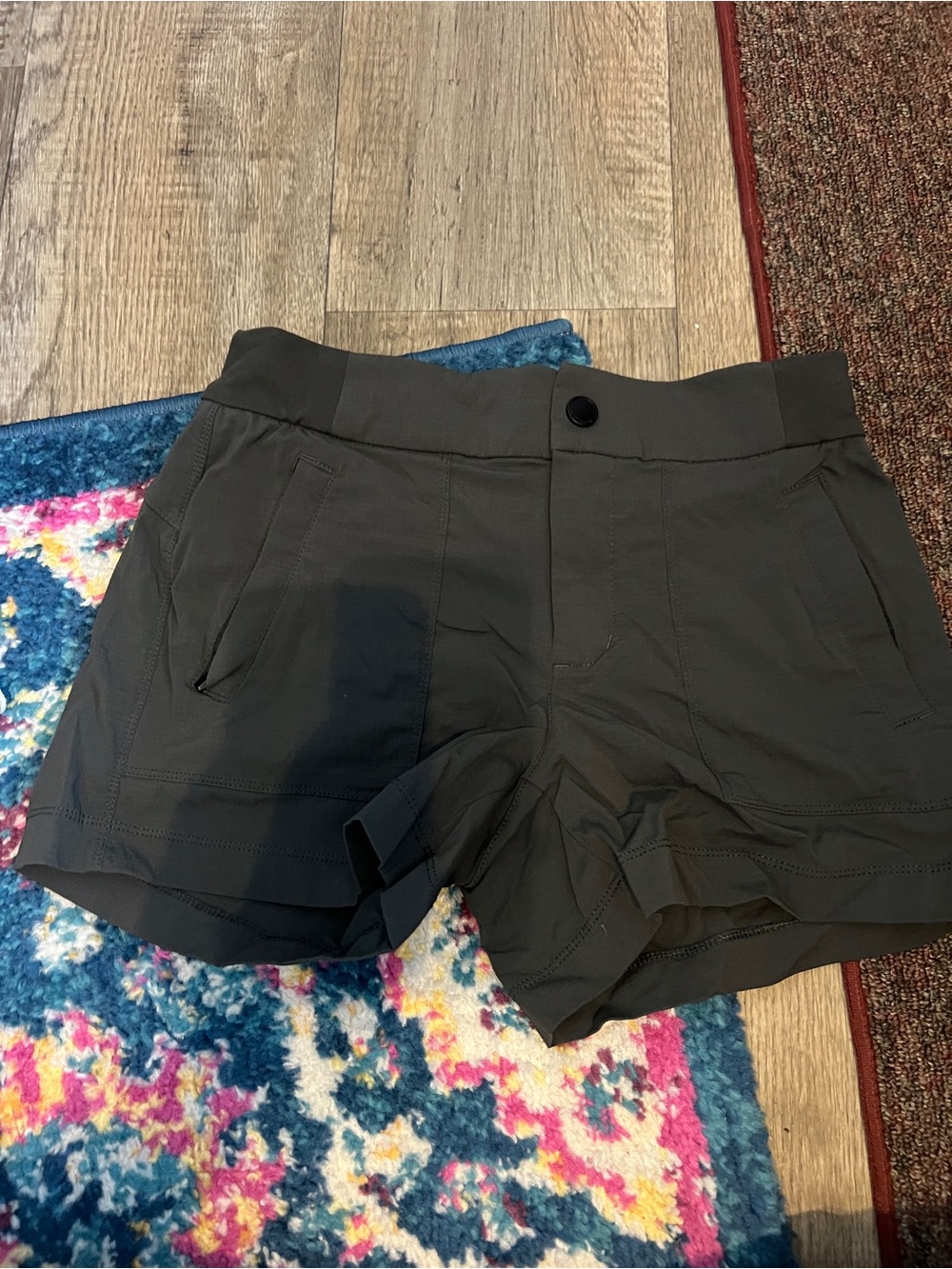 Athleta black shorts size 0